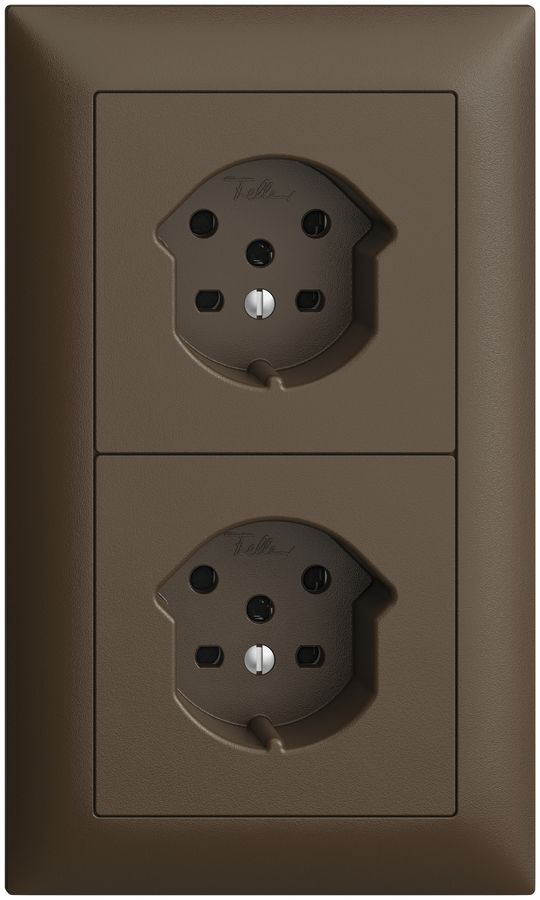 Combinaison ENC I-I EDIZIOdue 2×T15 coffee