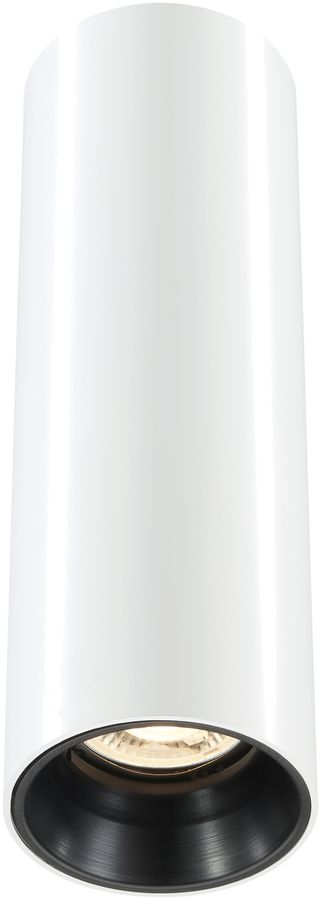 Plafonnier LED TubiXx 14W, 940, 1337lm, Ø80×250mm, blanc/noir