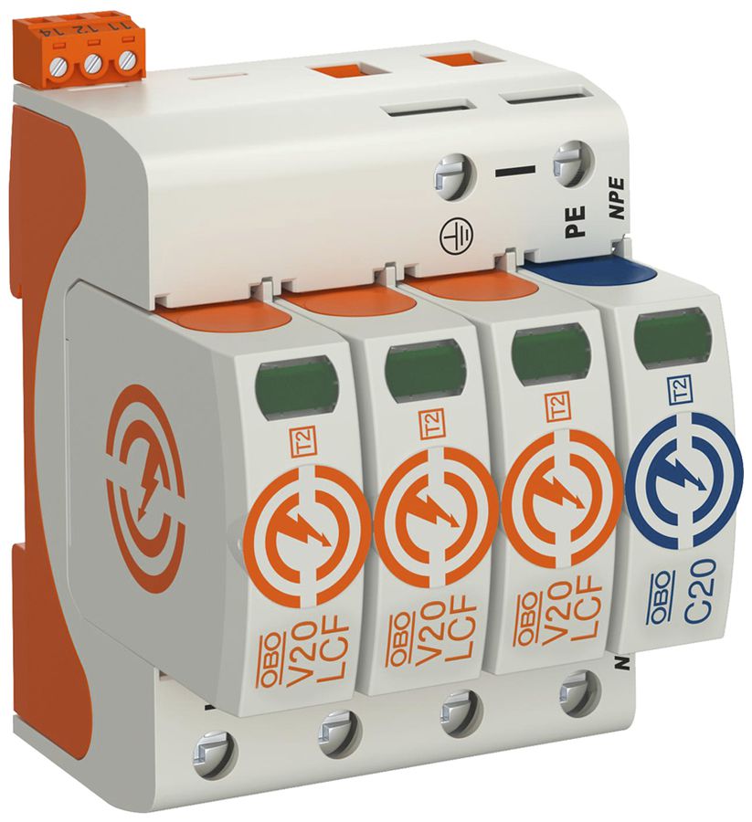 Parafoudre Bettermann SurgeController V20-LCF-3+1+FS-2