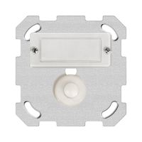 UP-Sonnerie-Drucktaster A/1 weiss FH mit Namenschild