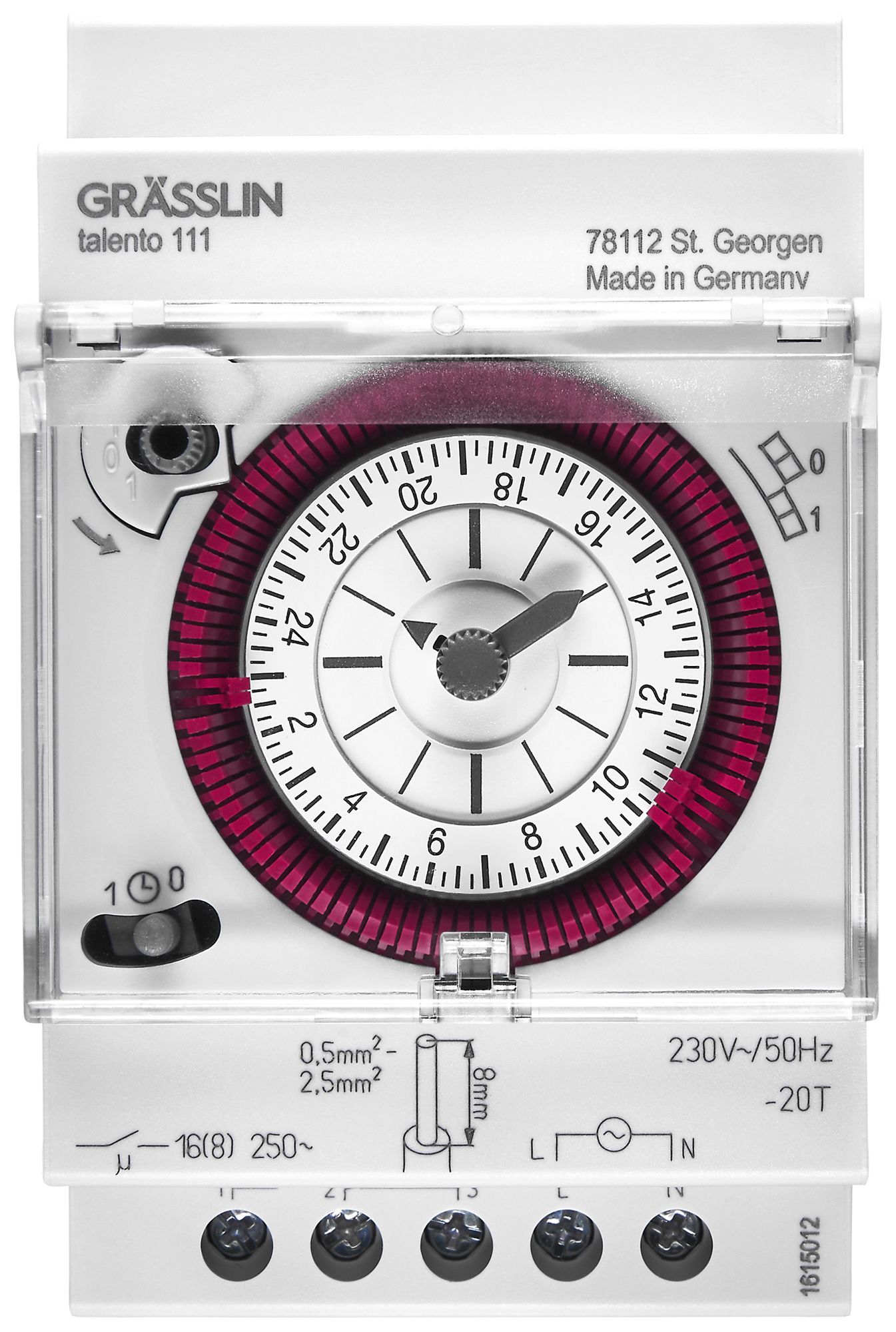 Timer AMD ELBRO talento 111 SK 1-0-Timer 230V 24h 15min 16A