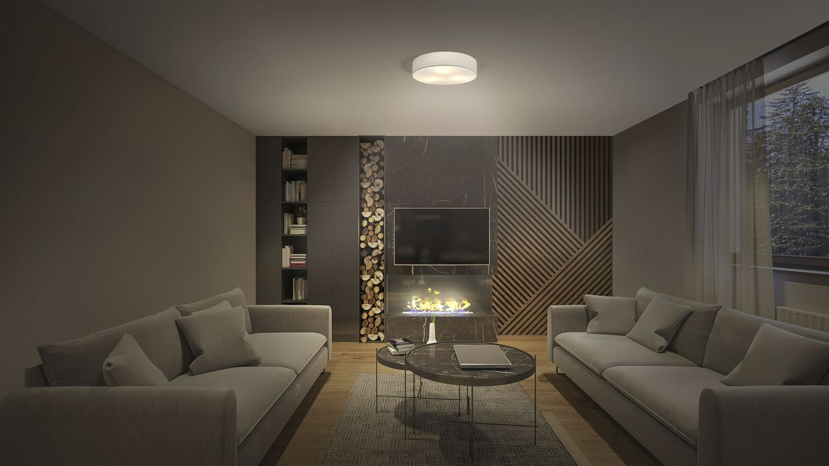 Deckenleuchte LEDVANCE ORBIS PARIS E27 3×0…25W 480mm beige