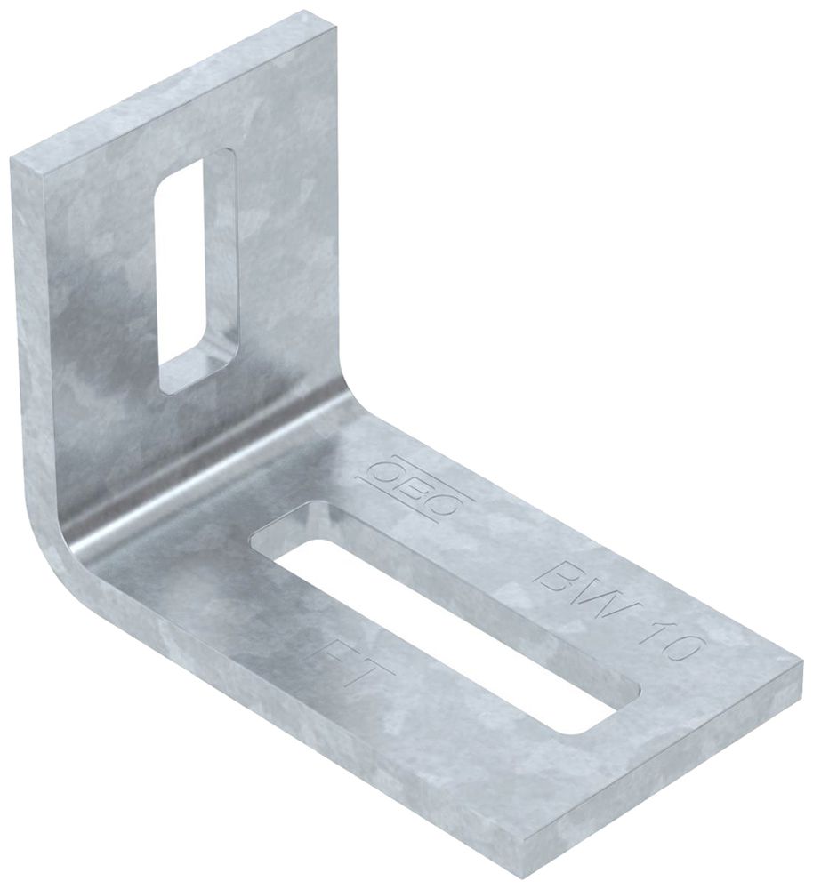 Équerre de fixation Bettermann BW 10 FT 70×50×40mm zingué à chaud par immersion