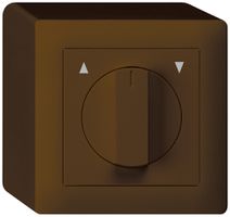 AP-Storendrehschalter/taster umschaltbar kallysto braun