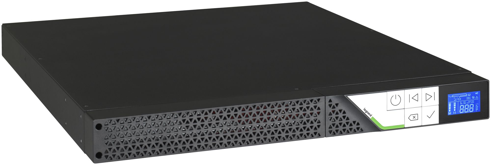 USV-Anlage Legrand KEOR SPE 19" Rack 1U, 1L/1L, 1000VA/700W, 3min à 100%