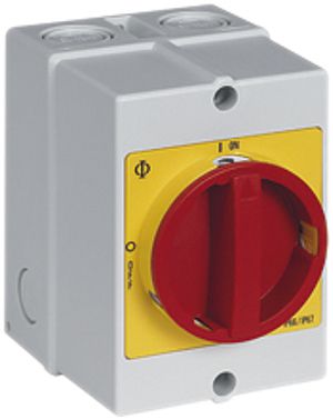 Interrupteur AP CEM K&N 20A 400V 0/3L ro/jn