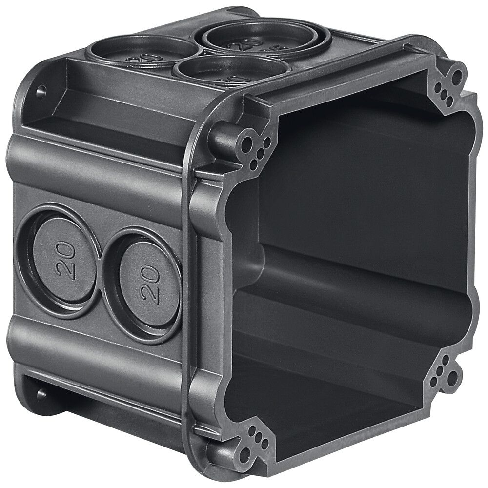 UP-Einlasskasten HSB Basic, Betondose, 1×1, 70×70×52 mm