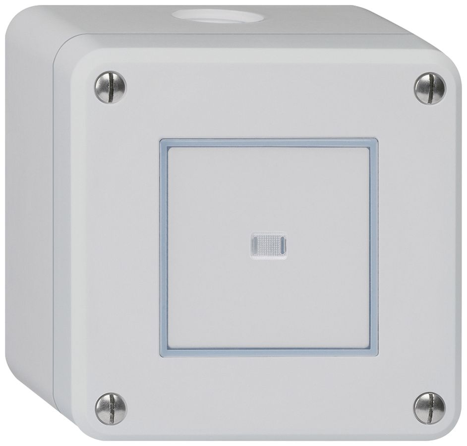 Interruttore AP robusto IP55 schema 3 illuminato grigio