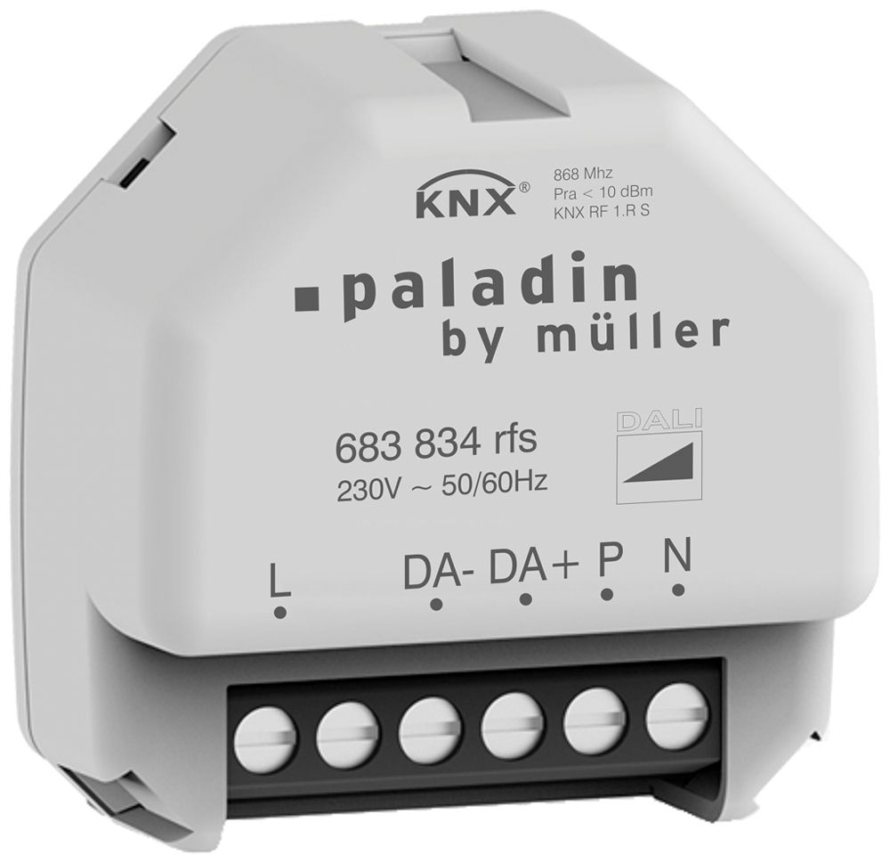 EB-Gateway KNX RF/DALI paladin 683 834 rfs 1-Kan 64Geräte/Kanal 230V