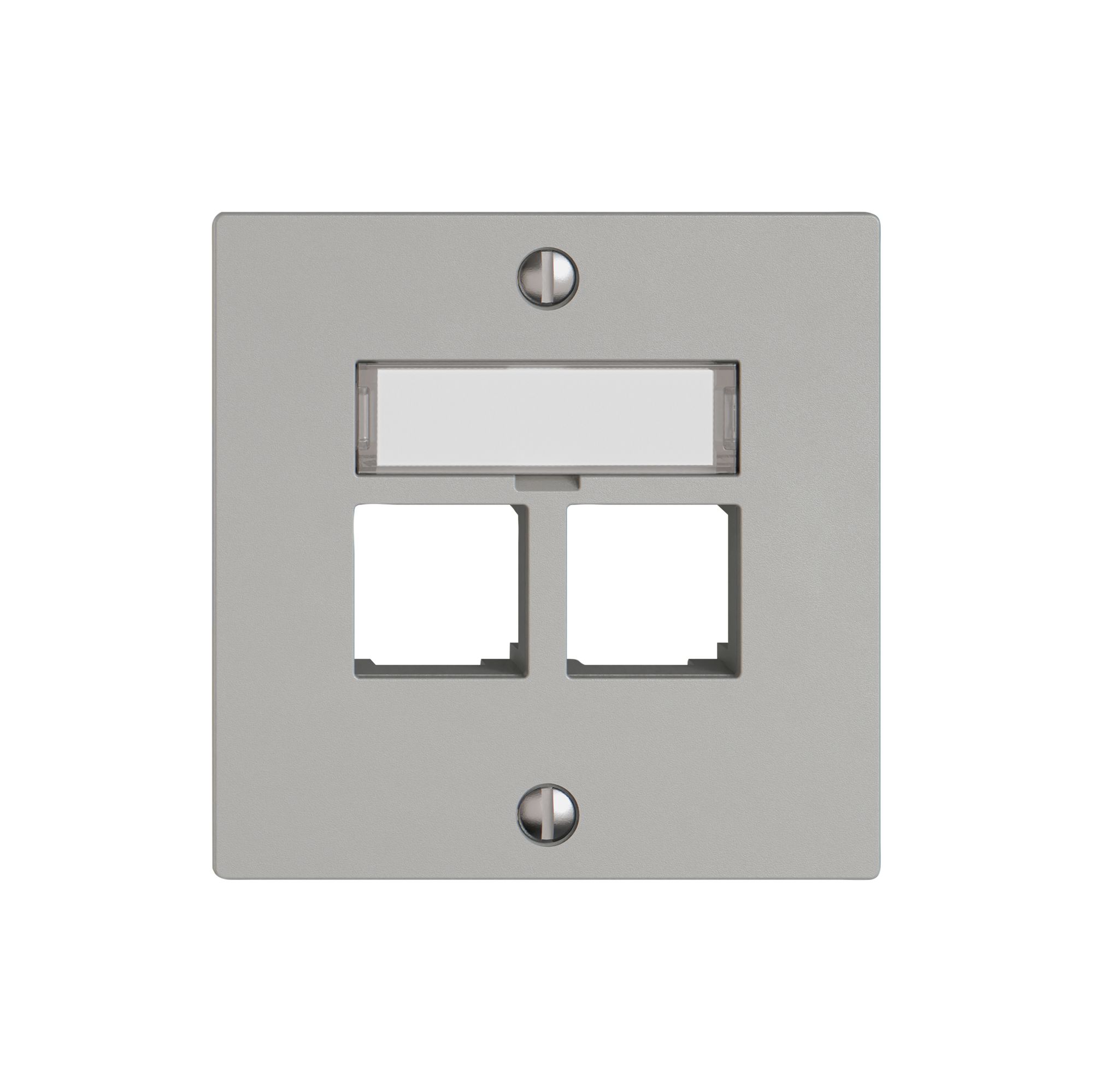 Kit de montage EDIZIO.liv EASYNET S-One SNAPFIX® droit 2×RJ45 grc