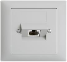 EB-Dose 1×RJ45/s 4P ITplus EDIZIOdue hellgrau