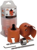 Jeu de scies-cloche MANDREX MXqs SuperXcut Electricien Ø65/83mm