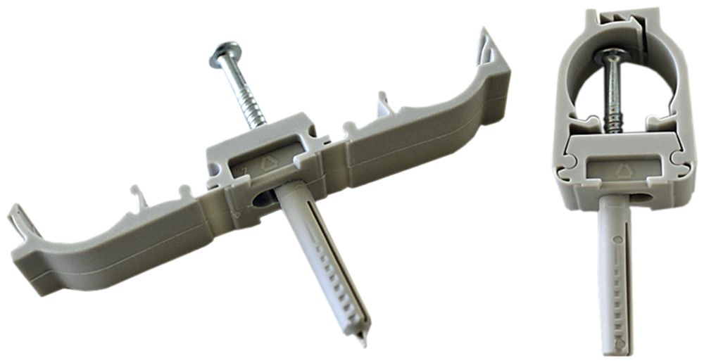 Collier MSCPS22 pour TA/THD M20 gris avec tampon à clouer