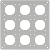 UP-Kopfzeile ELEMENT SNAPFIX® 3×3 325×325mm aluminium