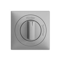 Kit frontal Sommer-Winter-Sommer-Winter EDIZIOdue 60×60mm silver