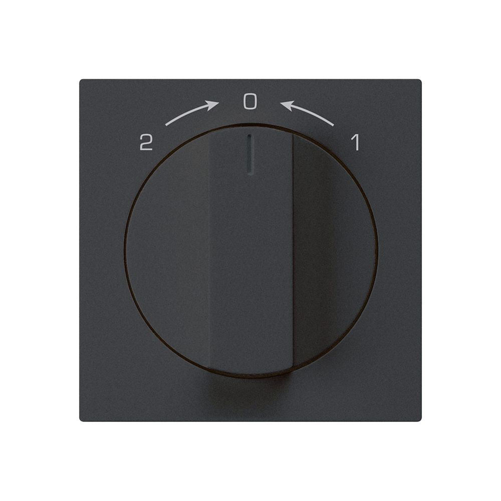 Frontset für Schwenktaster schwarz 60×60mm kallysto 1->0<-2