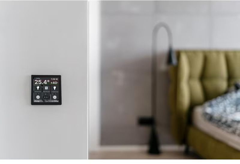 Shelly Android Wall Display black Touchscreen, Scenen, Steuern von Geräten