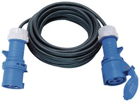Verlängerungskabel Brennenstuhl Gummi 16A 230V 3×1.5mm² CEE16/CEE16 10m sz