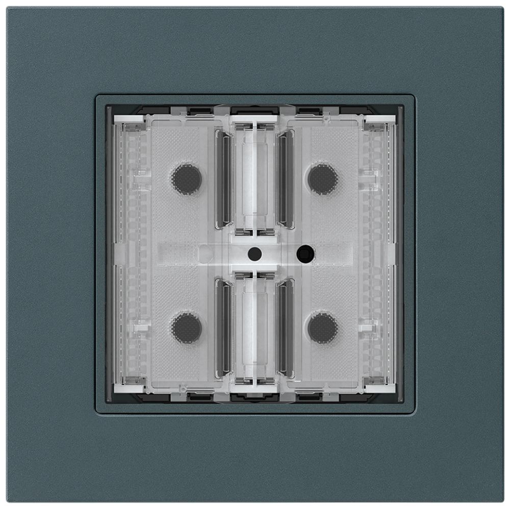 Poussoir KNX ENC KPR p.2×touches 4×points actionnables LED anthracite