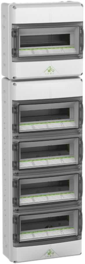 Quadro distributore AP Demelectric AK 70 IP65 PC IK08 315×1050×155mm