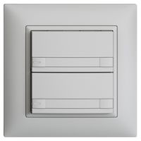 Poussoir KNX RGB ENC EDUE FMI, 250mW, a.LED RGB, papier, 2×pouss., C.2×T., grc