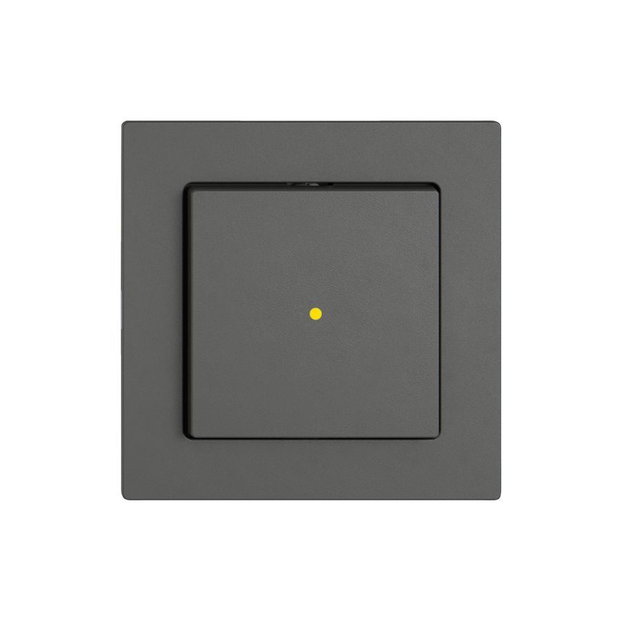 Leuchtdruckschalter EDIZIO.liv SNAPFIX® 3/2L Frontlinse LS gelb dgu