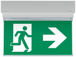 LED-Rettungszeichenleuchte AWKAX-U-401-AT 4.5W 1h 326×248×50mm