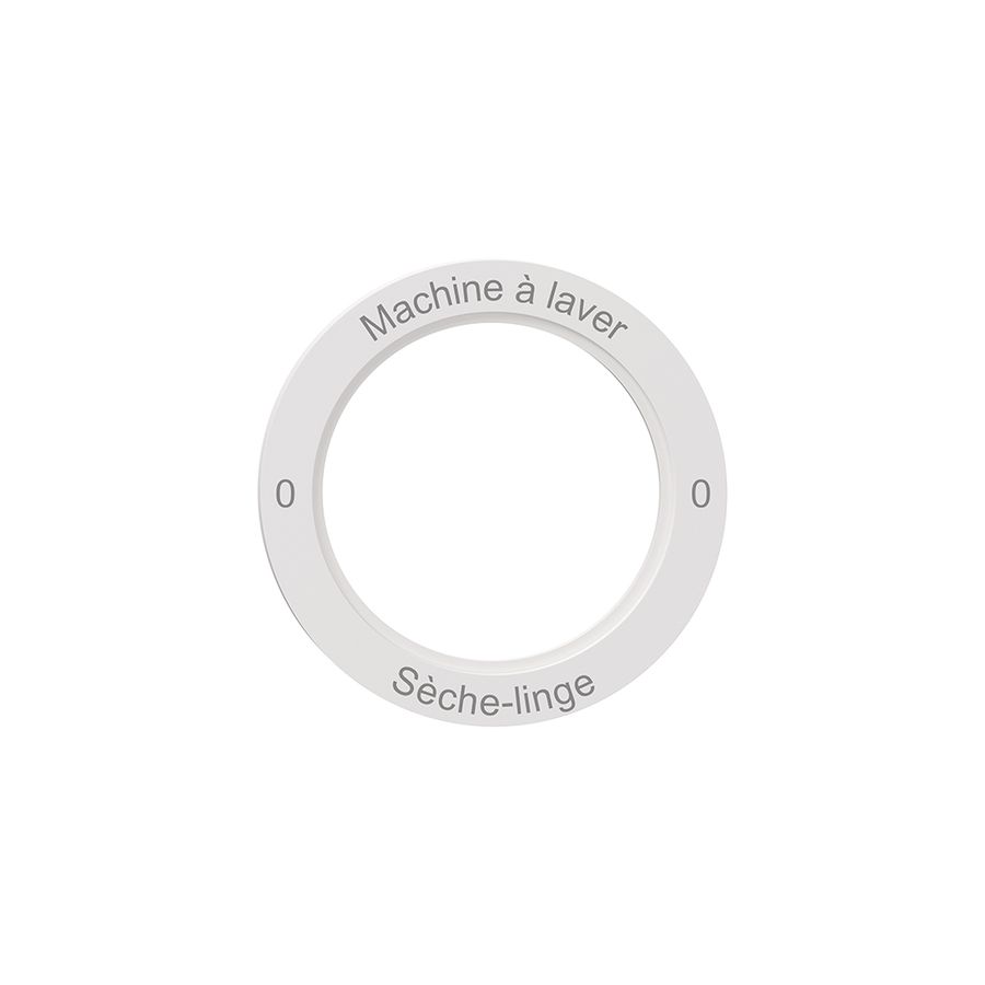 Disque indicateur NEVO, p.inter.rotatif, 0-Machine à laver-0-Sèche-linge, blanc