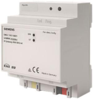 REG-Schnittstelle KNX/BACnet Siemens N143 4TE 12…24VDC