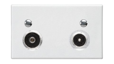 Breitbanddosen 2-Loch