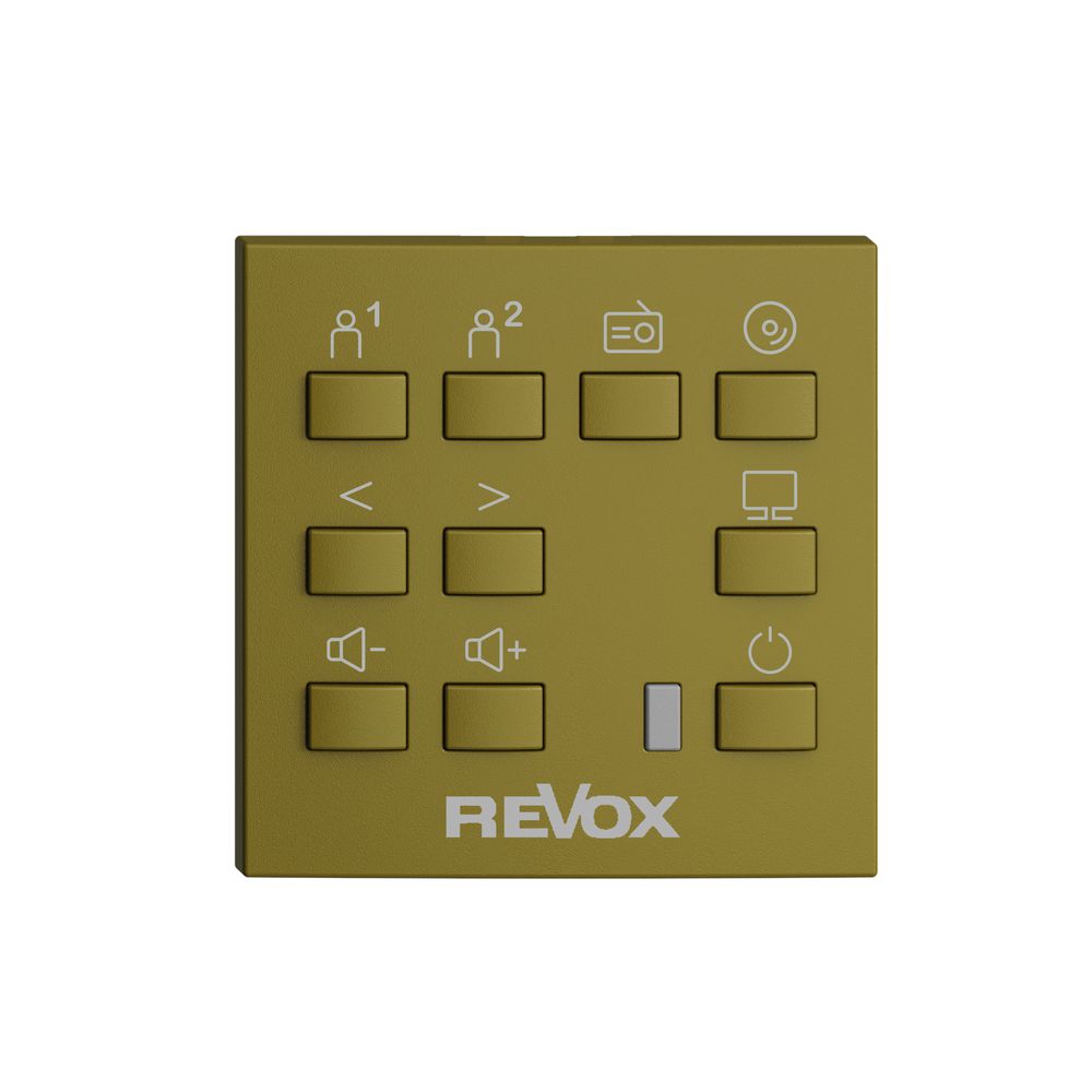 Kit montaggio EDIZIOdue F per Voxnet con 10 tasto & finestra IR, olive