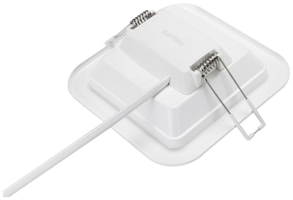 Downlight LED Ledinaire DN065B 12W 1200lm 830 VWB 175×175mm blanc