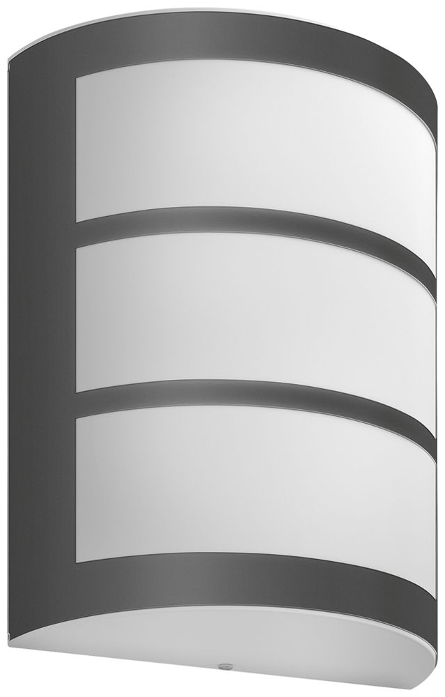 LED-Wandleuchte Philips Python 6W 450lm 2700K IP44 anthrazit