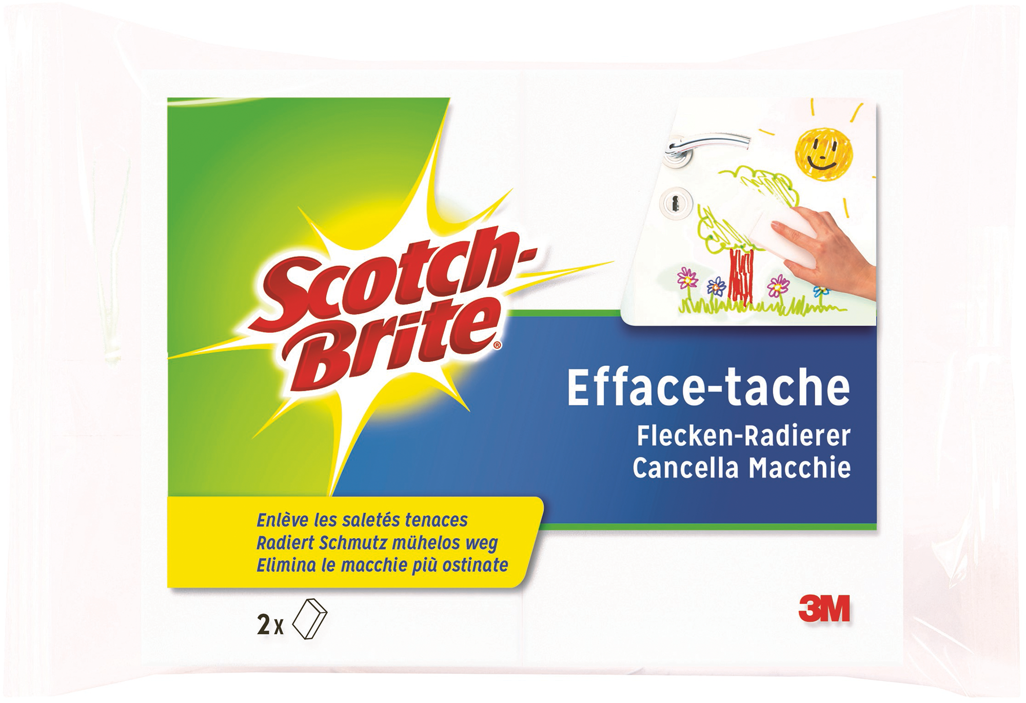 Scotch-Brite Efface-tache blanche, Duo-Pack