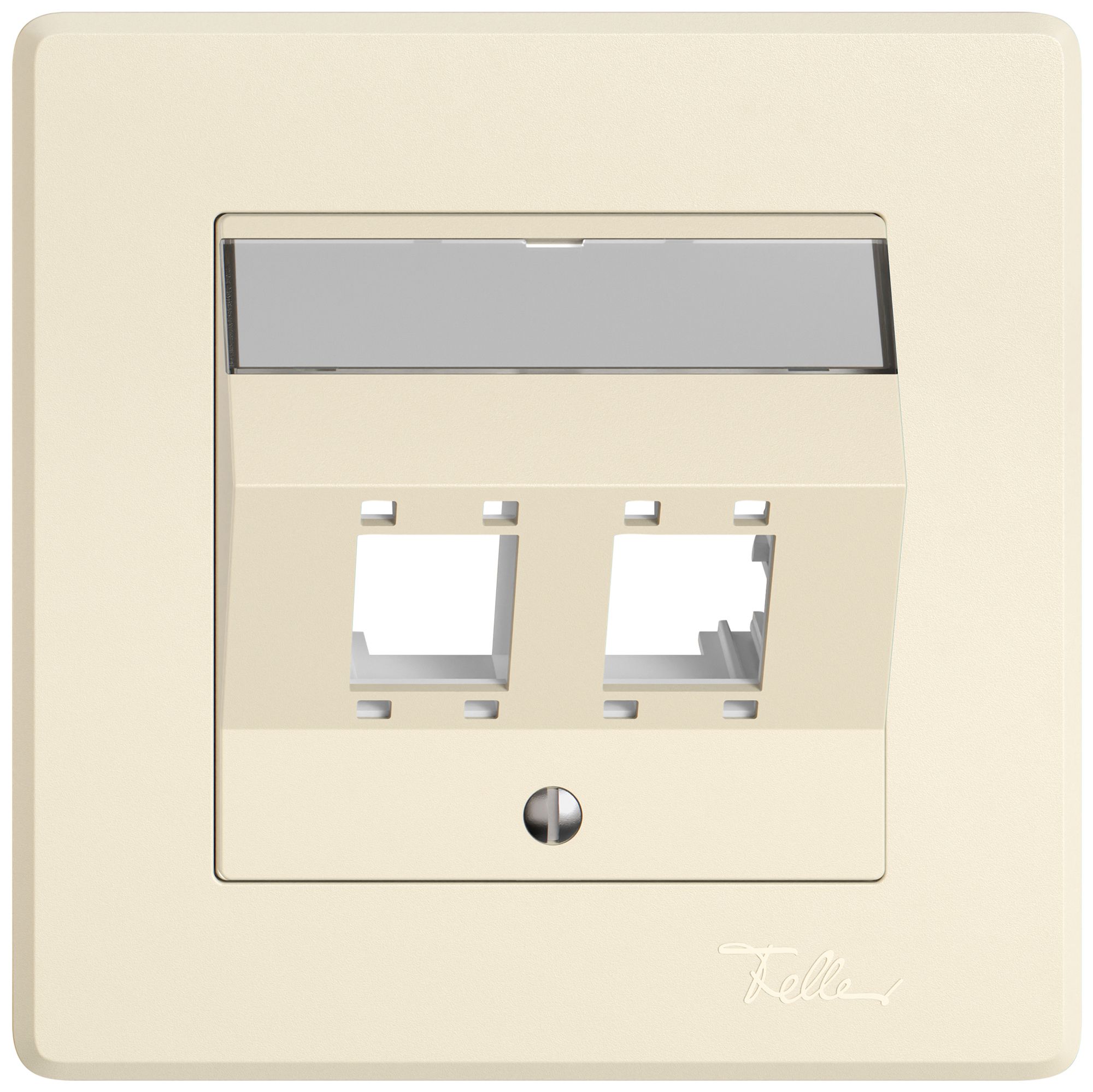 Kit de montage ENC EDIZIO.liv SNAPFIX® pour freenet cat.5e/6 2× cr