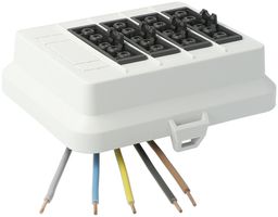 Parte frontale AGRO, in: 5P H07V-U, out: 4×5P ne L1+L2+L3, Wieland