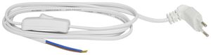 Anschlusskabel Brennenstuhl 2×0.75mm² CEE7/16/frei 90° m.Schalter 1.8m ws