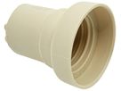 Fassung E27 ELBRO Kunststoff beige