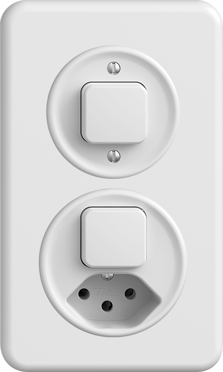 Combinazione INC Sdue 2×1, Interruttore 3/1 + Combi 3/1P+T13 bi