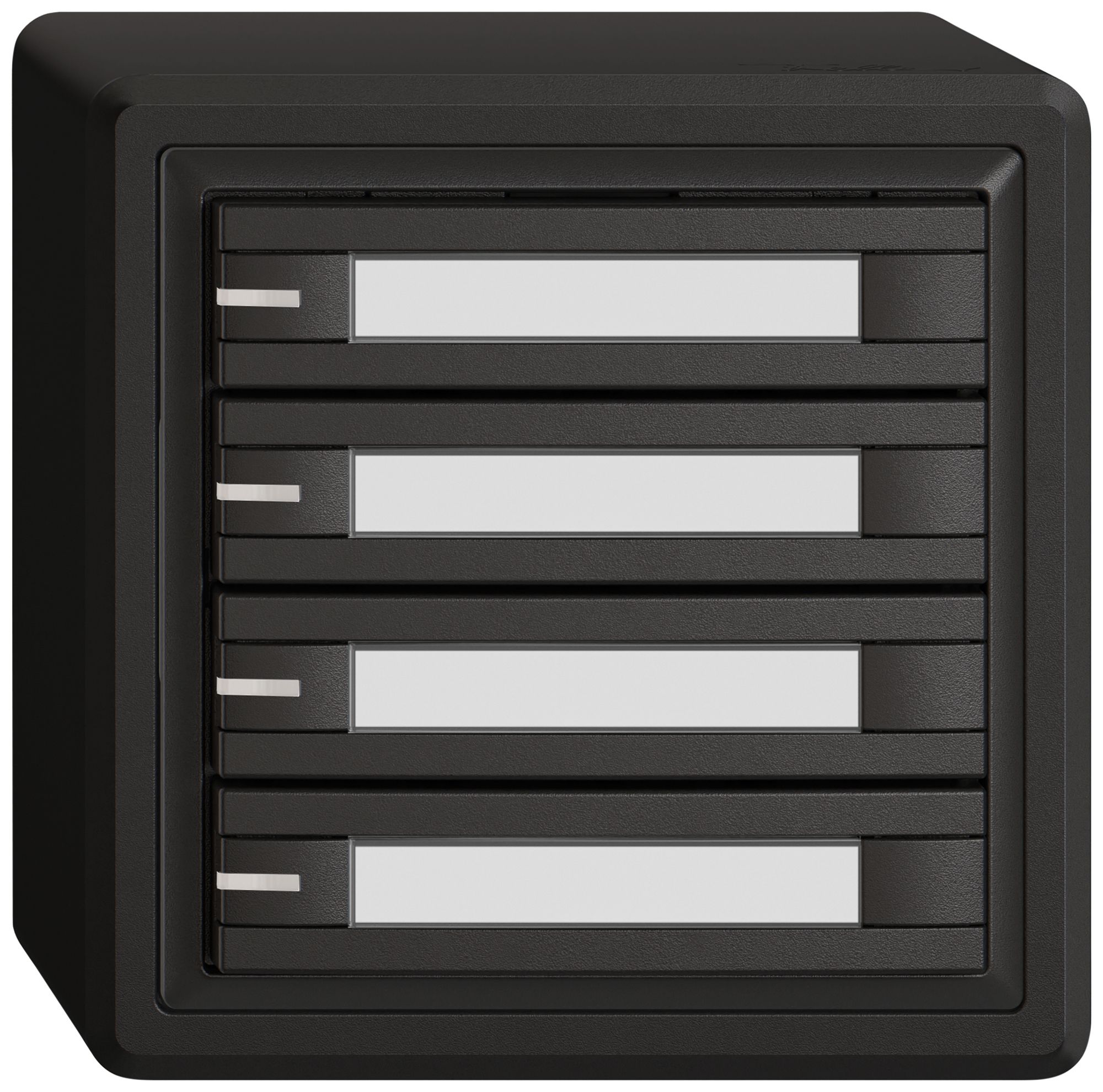 AP-Universaltaster EDIZIO.liv UNI SNAPFIX® m.LED RGB 8× 1-Tbed.Pap.sz