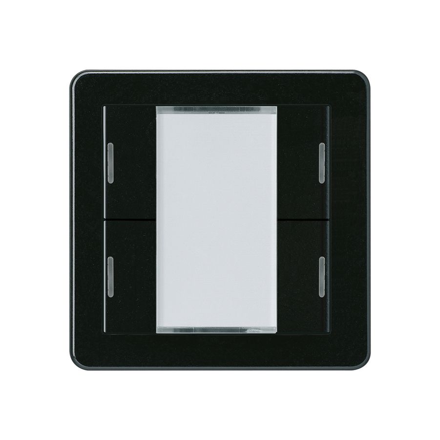 Taster Hager basico A KNX 4-fach LED schwarz