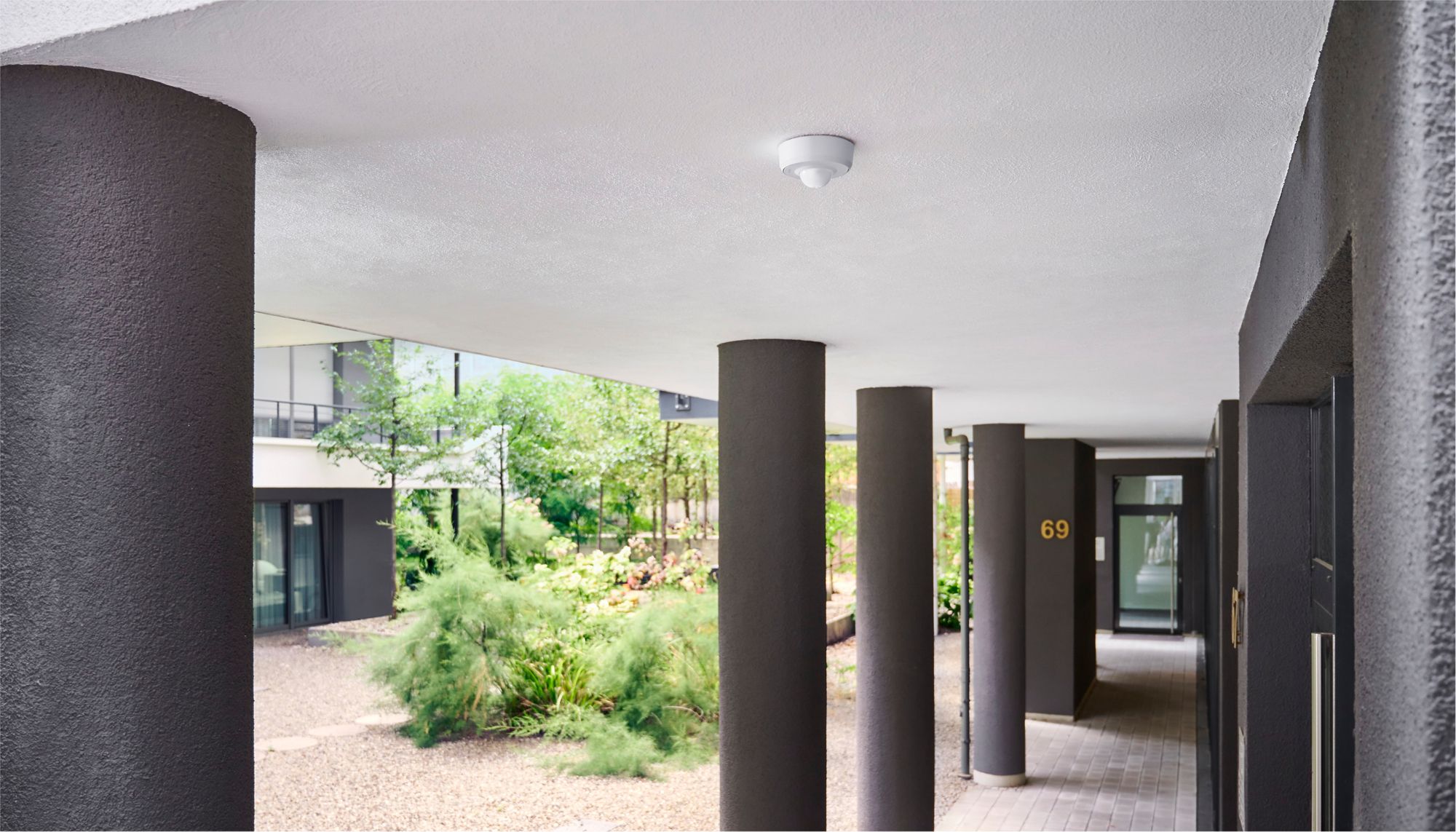 Détecteur de mouvement AP Steinel PD IR 4360-24 DALI-2 360° blanc