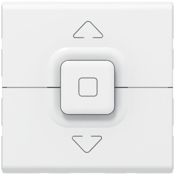 EB-Storentaster MOS 500W weiss AUF/STOP/AB 2 Module