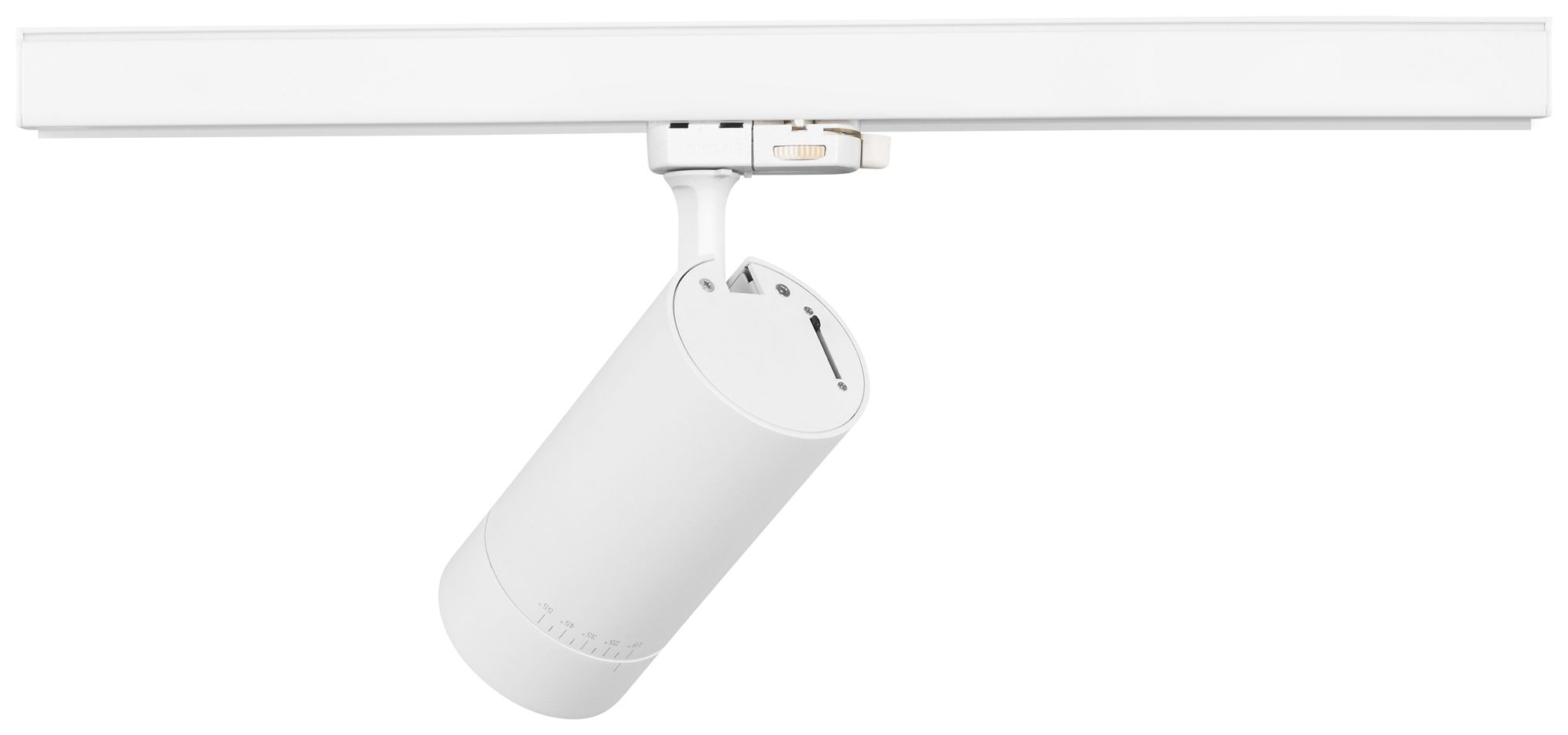 Projecteur LED Sylvania Lenzo Large 30W 2250lm 940 VAR 3ph 18°…50° Ø75 blanc