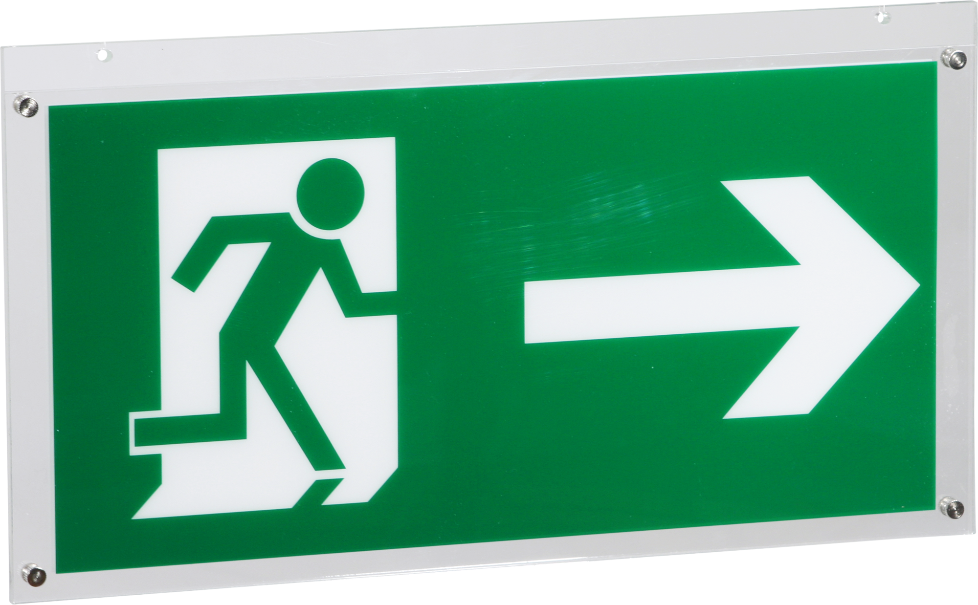 Piktogramm-Scheibe ESYLUX SLD, einseitig rechts