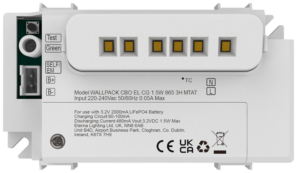 Kit per lampada d'emergenza LEDVANCE WALLPACK CBO 1.5W LED 3h