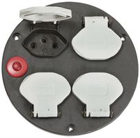 EB-Steckdosen Brennenstuhl Ø120mm Montageplatte 4×T13 IP20