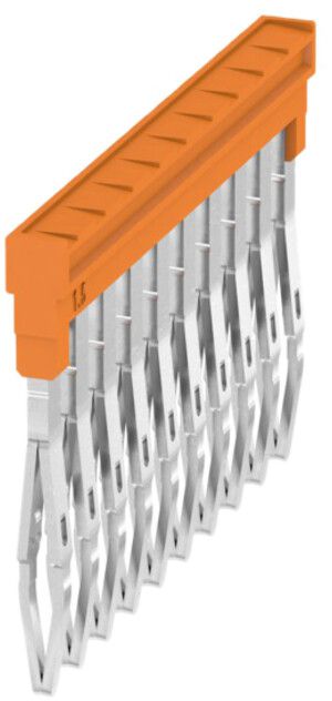 Querverbinder Weidmüller ZQV 1.5N/10 gesteckt 10L 3.5mm isoliert 17.5A orange