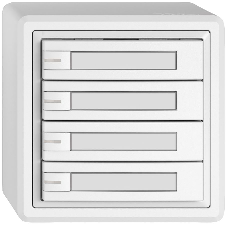 AP-Universaltaster EDIZIO.liv UNI SNAPFIX® 5…48V m.LED blau 4× 1-Tbed.Pap.ws