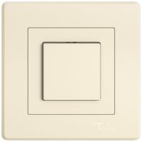 UP-Montageset EDIZIO.liv SNAPFIX® f.Schalter&Taster m.1 Knopf m.Seitenlinse cr